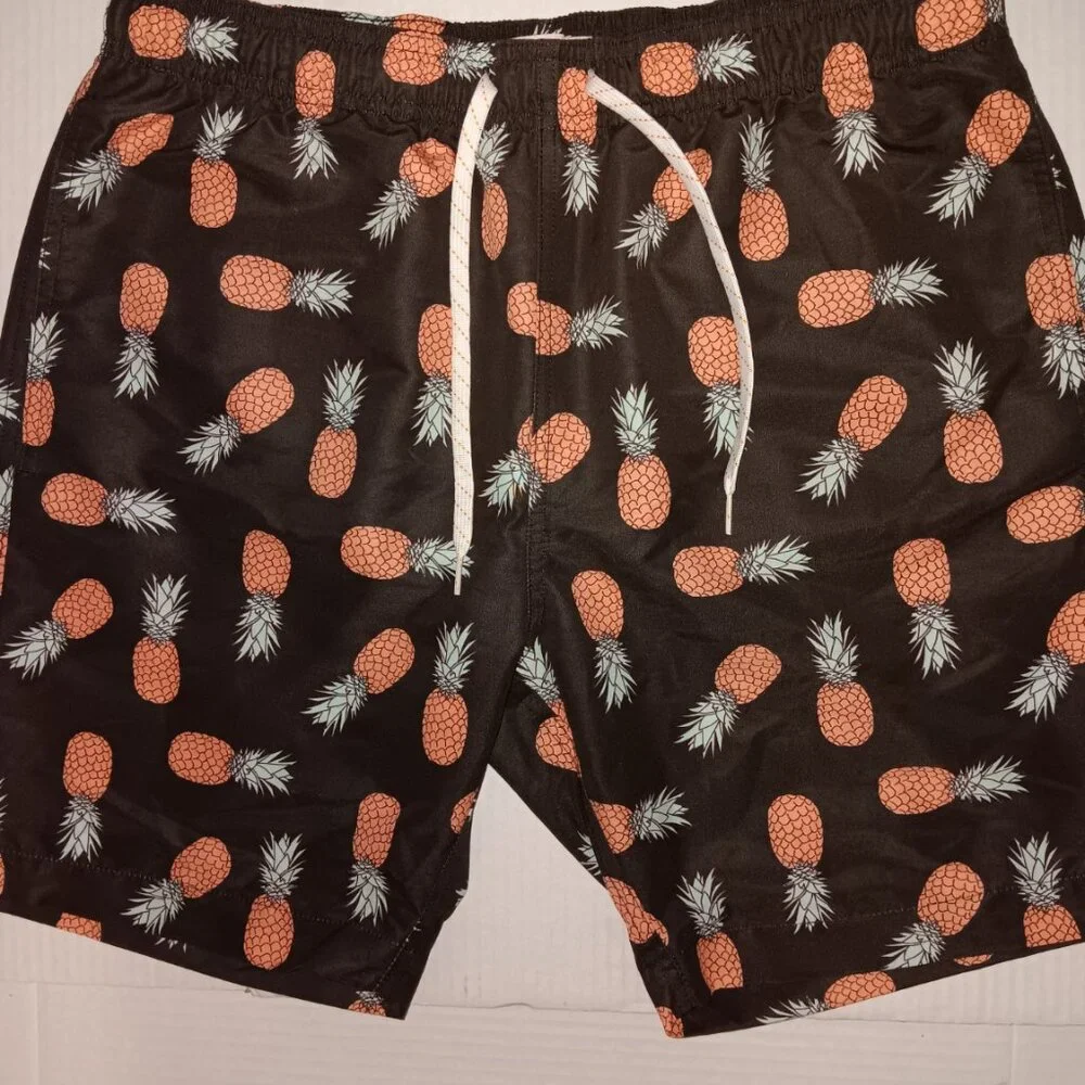 AMBSN CALIFORNIA PINEAPPLE SWIM SHORTS - Picture 12 of 13